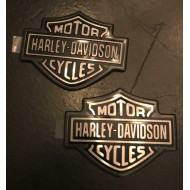 2pc Harley Davidson Bar&Shield Tank Badge Emblems set 14100564 + 14100563